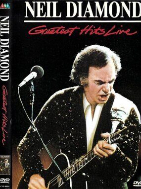 neil diamond greatest hits live new1988 unsealed dvd - pop rock brooklyn legend
